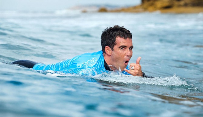 Mason Ho, excited after a first round win at last year's Bells event.