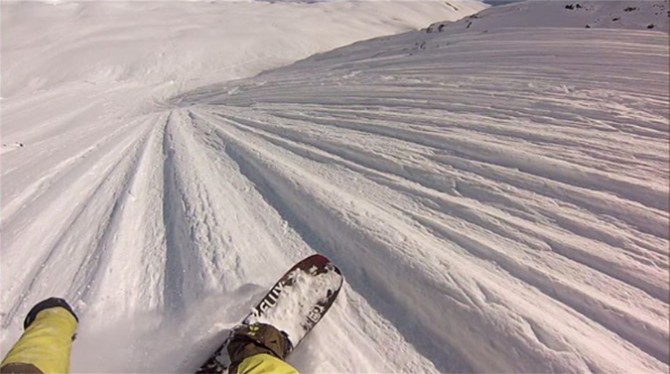 snowboarding