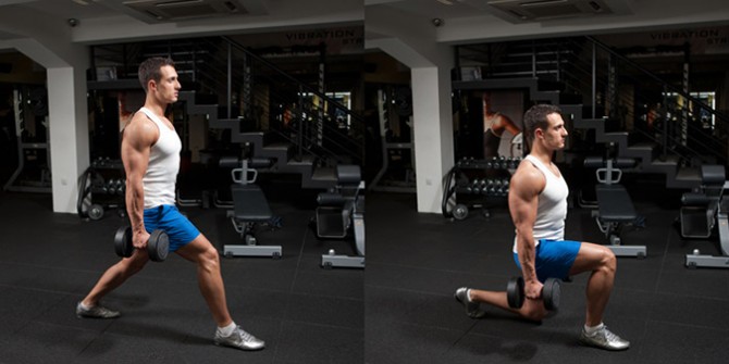 Dumbbell Lunge