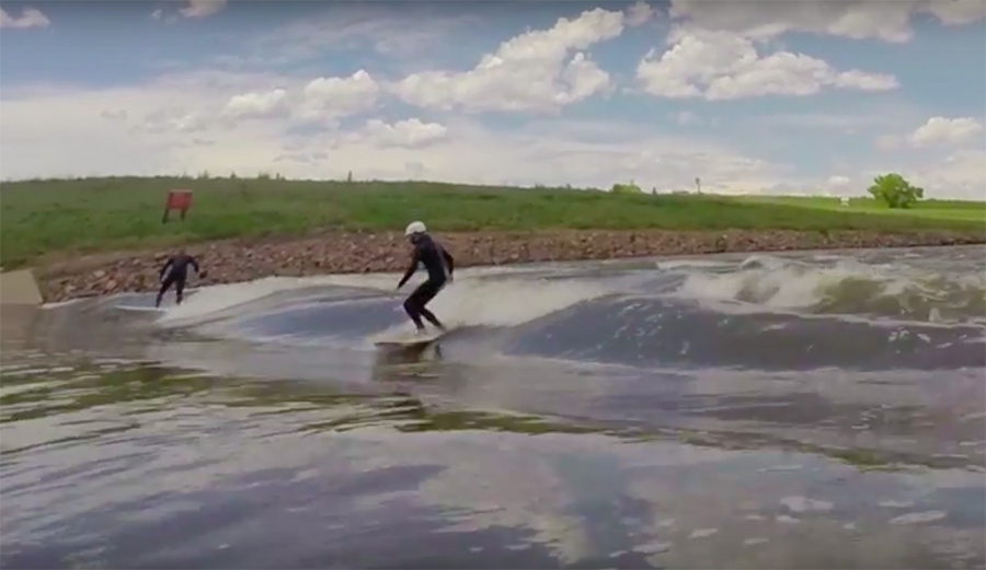 Surfing, Denver style. Photo: Youtube/ Colorado Surf Supply.