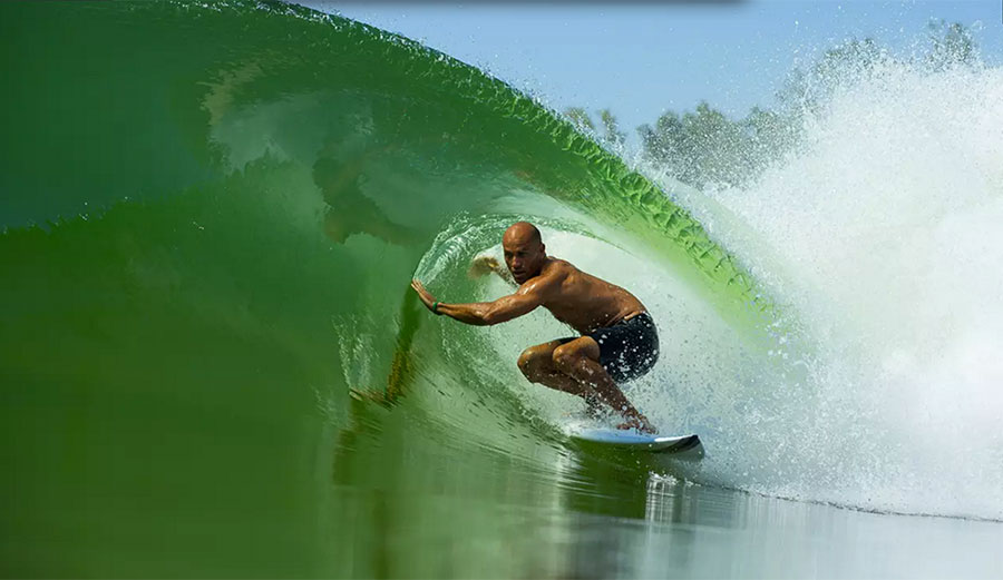 Kelly Slater's wave has been the talk of the surf world since Adriano de Souza won his first world title.