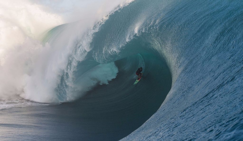 Keala Kennelly, Teahupoo. Yup, that happened.