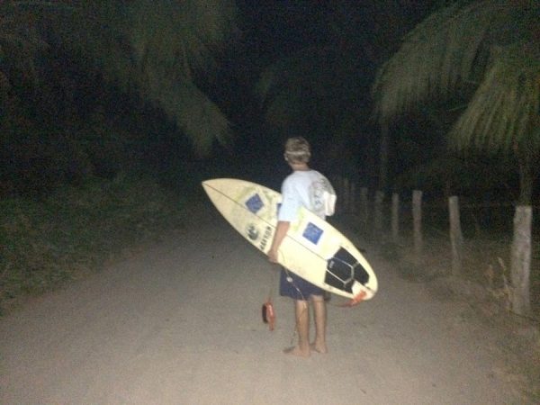 Pre-dawn patrol in Barra de la Cruz, Mexico. Photo: Wyatt Fowler