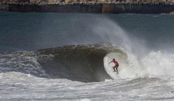 Except this guy. Jeremy Flores has been a solid rep for Europe for quite a while. Photo: WSL