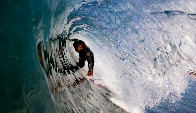 John, the guy who took me under his wings in surfing and a Photo: Russell Spencer