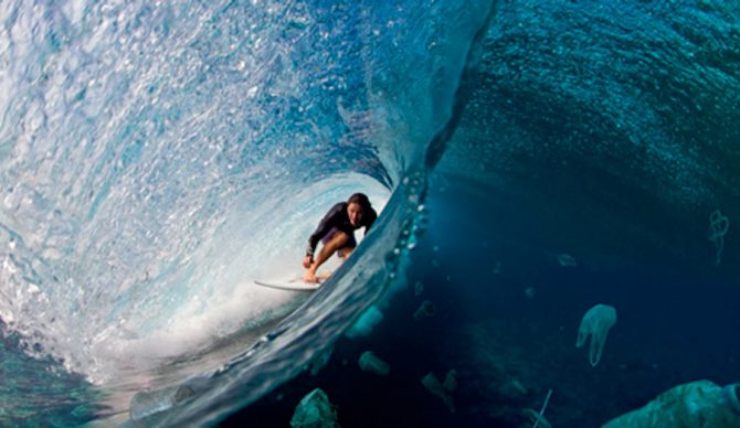 Surfing the outlet ocean