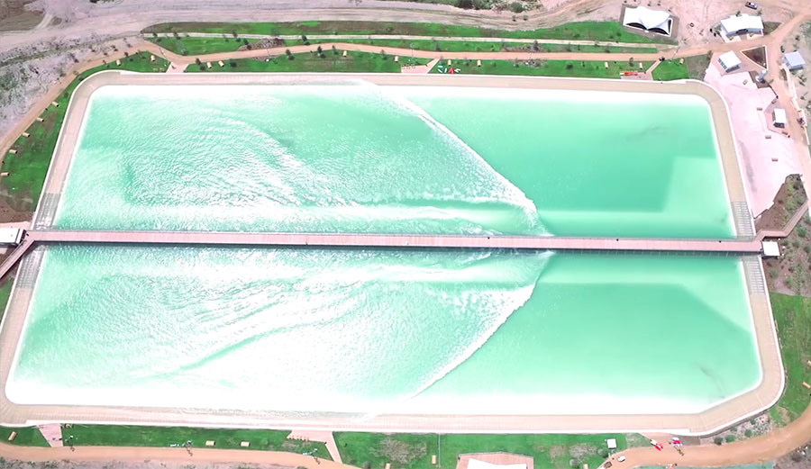 On Friday, North America's first-ever Wavegarden opens its doors. Here's what it looks like from the air.