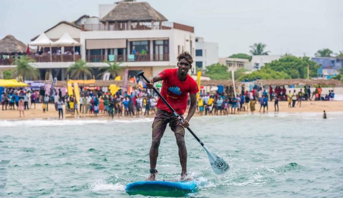 Sekar will compete in the Technical SUP and Distance SUP divisions. Photo: Movingimages