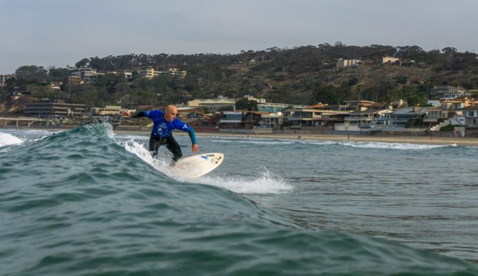 Spain's Aitor Francesena  and his winning form in Heat 1 of the AS-VI Division. Photo: ISA/Sean Evans