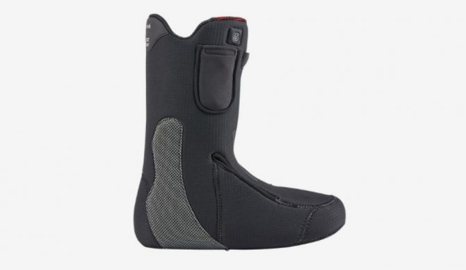 Burton's heated snowboard boot liner. Photo: Burton