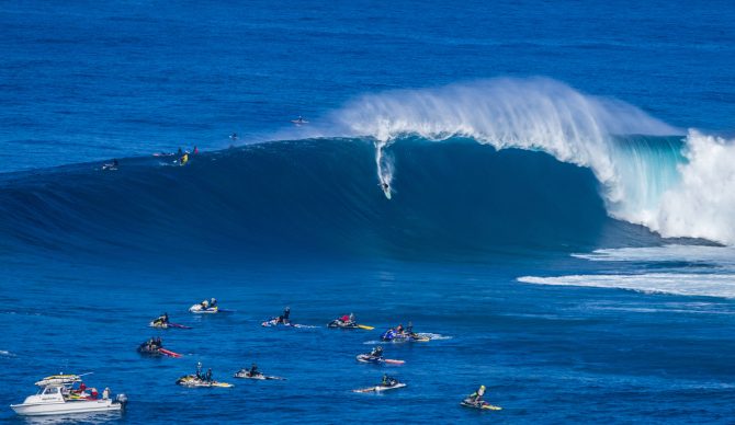 Ian Walsh, January 15 2016. Doing one his two favorite things. Photo: Clark Fyans / Red Bull Content Pool