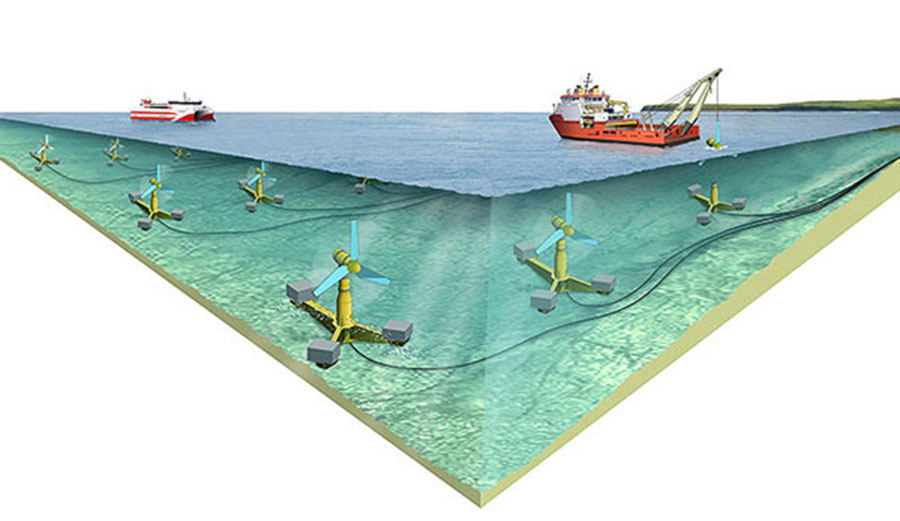 Scotland's Tidal Array is expected to be finished in the early 2020s.