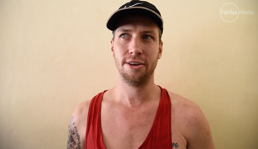 Shaun Edward Davidson went to Bali instead of facing drug-related charges in Australia. Now, he's escaped from a Balinese prison by tunneling out. 