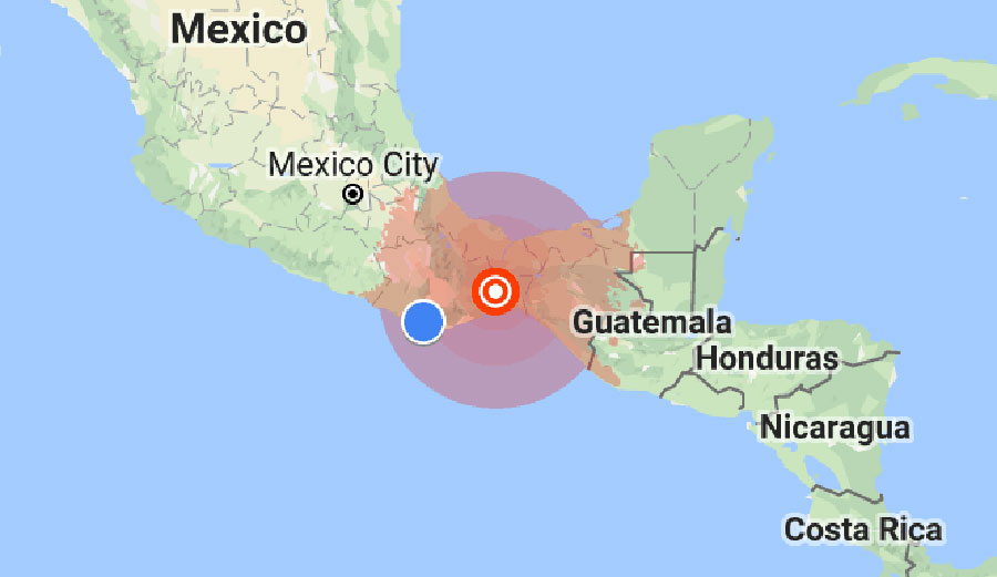 A pair of earthquakes struck the southern part of Mexico early Saturday morning.