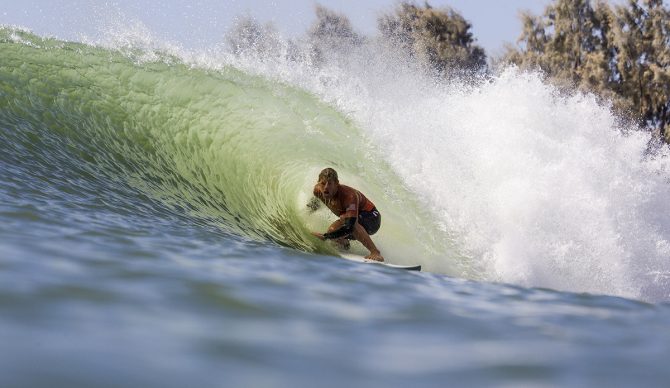 John Florence at the Future Classic in Lemoore, CA. Photo: WSL