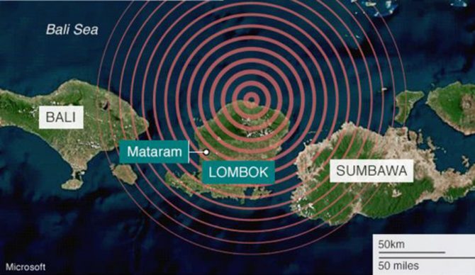 Devastating Indonesian Earthquake Kills At Least In Lombok The Inertia