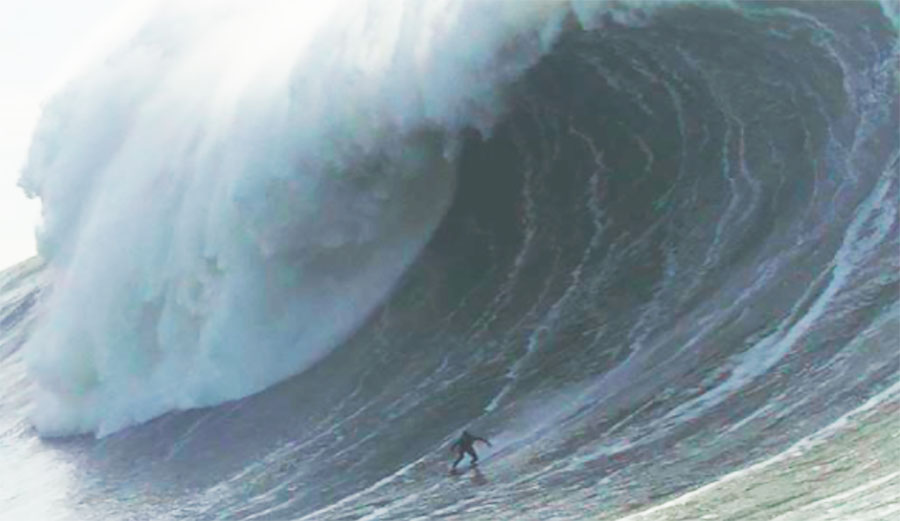 Did This North Carolina Surfer Just Ride a 100Foot Wave at Nazaré?