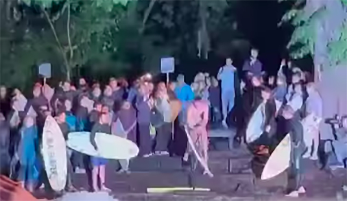 Insane stunt goes horribly wrong for naked surfer at Munich's