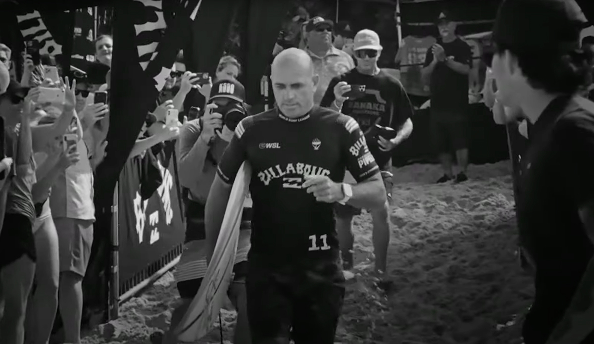 Kelly Slater receives a heartfelt tribute in “GROM to GOAT”