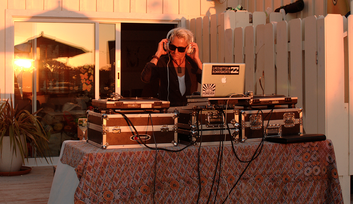 DJ KK keeping the party going as always. Photo: Eric Herbranson 