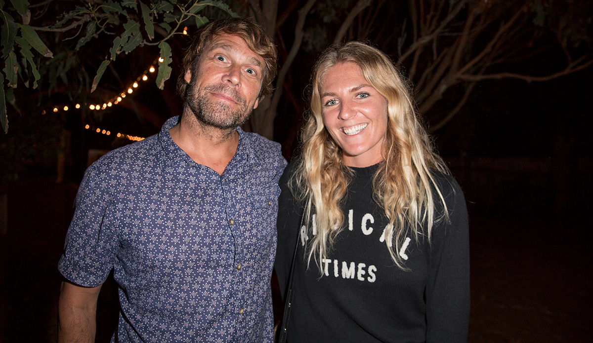 Jamie Brisick and Steph Gilmore. Photo: James Lozeau