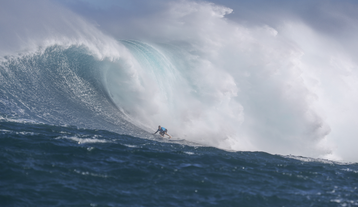 Grant \"Twiggy\" Baker outrunning a haunted house. Photo: WSL/Hallman