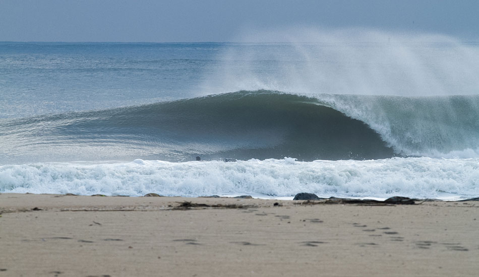 The forecast was calling for clean, waist/chest-high surf with some bigger sets. Which ended up being chest to head with some overhead sets. Photo: <a href=\"http://nickdennyphotography.tumblr.com/\" target=_blank>Nick Denny</a>