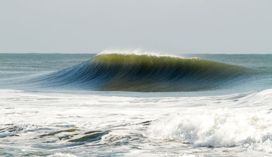 The morning was cloudy and it rained on and off so I decided to paddle out. After getting a few waves and breaking my board in half, I decided it was time to get some pics. Photo: <a href=\"http://nickdennyphotography.tumblr.com/\" target=_blank>Nick Denny</a>