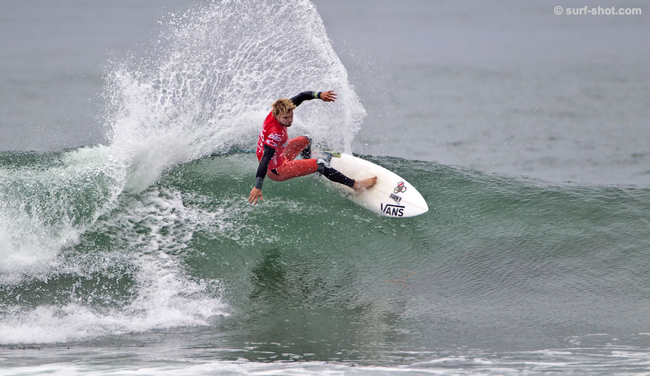 Local favorite and event runner-up Tanner Gudauskas was gracious in defeat. “Miguel ripped and it makes it exciting when it’s a close Final,” Gudauskas said. “Congratulations to him, it’s been a fun week.” Photo: <a href=\"http://surf-shot.com\" target=\"_blank\">Surf-Shot.com</a>/Schmid