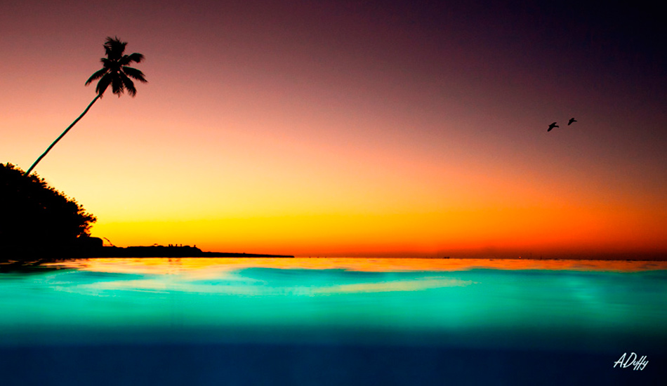 Sunset on Moorea Island, Tahiti. Photo: <a href=\"http://adamduffyphotography.com/\">Adam Duffy.</a>