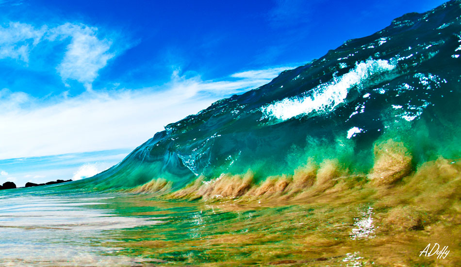 Sand drainer, North Shore, Oahu. Photo: <a href=\"http://adamduffyphotography.com/\">Adam Duffy.</a>