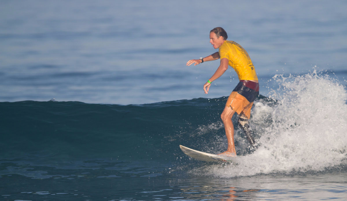 Mike Coots, shark attack survivor/shark conservationist. Photo: <a href=\"http://www.isasurf.org/\">ISA</a>/Reynolds