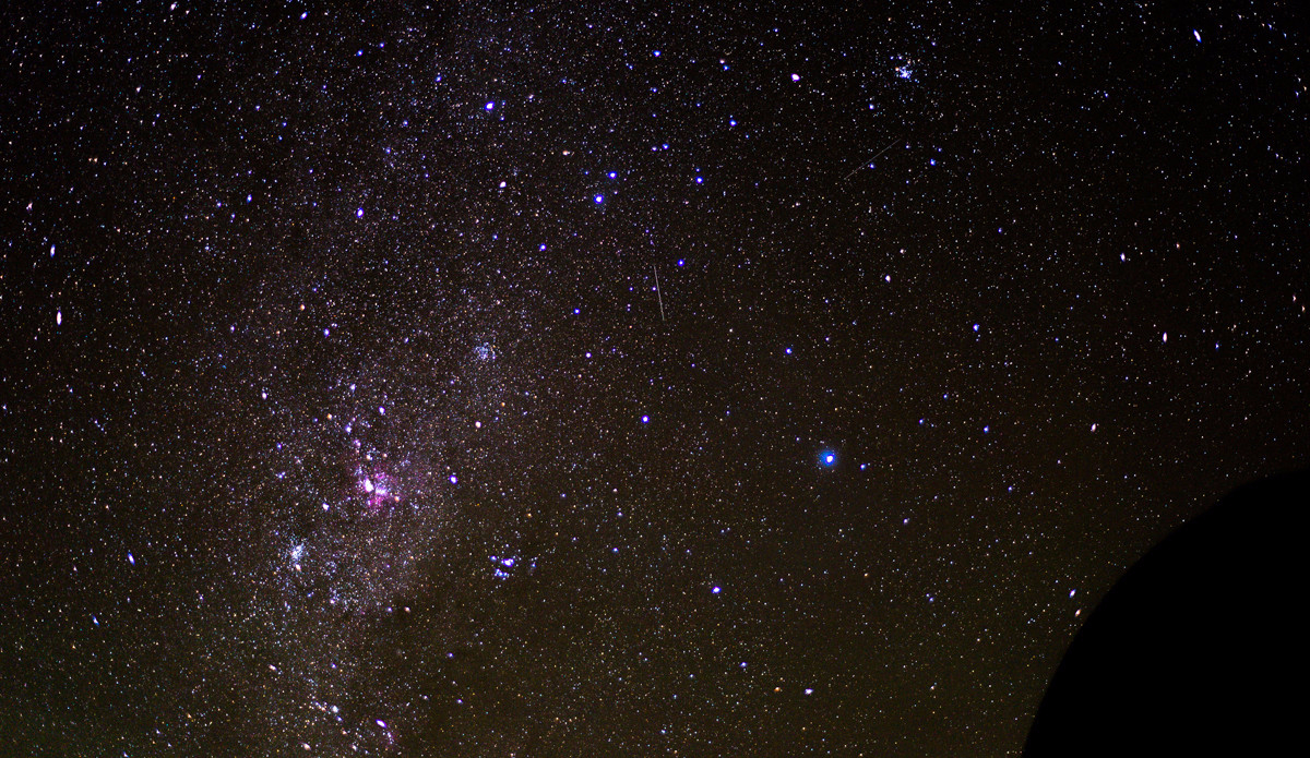 Stars and a look at the galaxy. Photo: <a href=\"http://charlesaudet.com/\">Charles Audet</a>