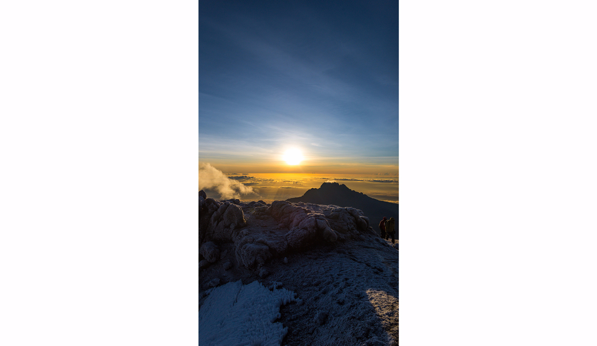 Sunrise above Africa. Photo: <a href=\"http://charlesaudet.com/\">Charles Audet</a>