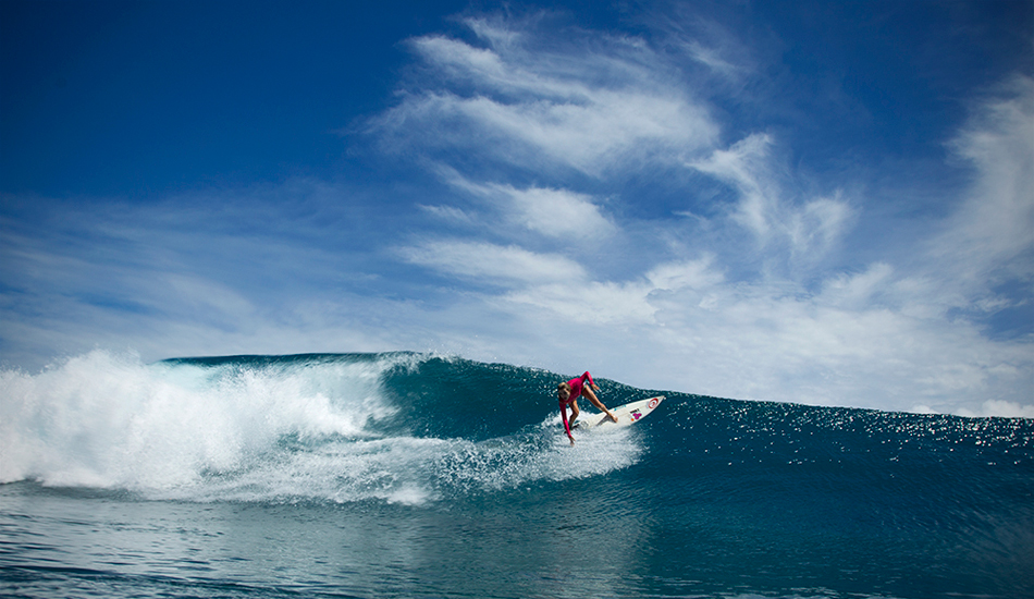 Life as a professional surfer is one always on the road. It\'s only when you live in Hawaii that you can be really excited to go home.  Photo: <a href=\"http://clareplueckhahn.com.au/\" target=_blank>Clare Plueckhahn</a>.