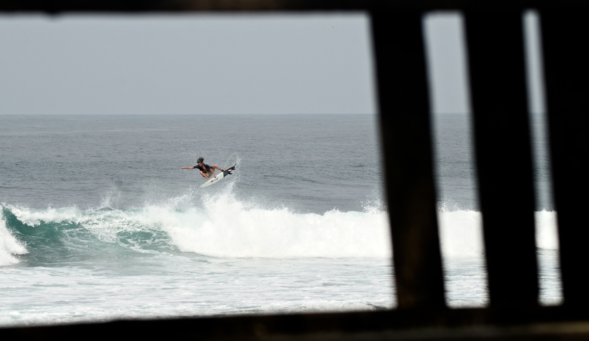 Reef Beachies? Either way Hayden wowed the locals with his impressive boosts and full rotations. Photo: <a href=\"http://www.instagram.com/alexbenaud\">@AlexBenaud</a>