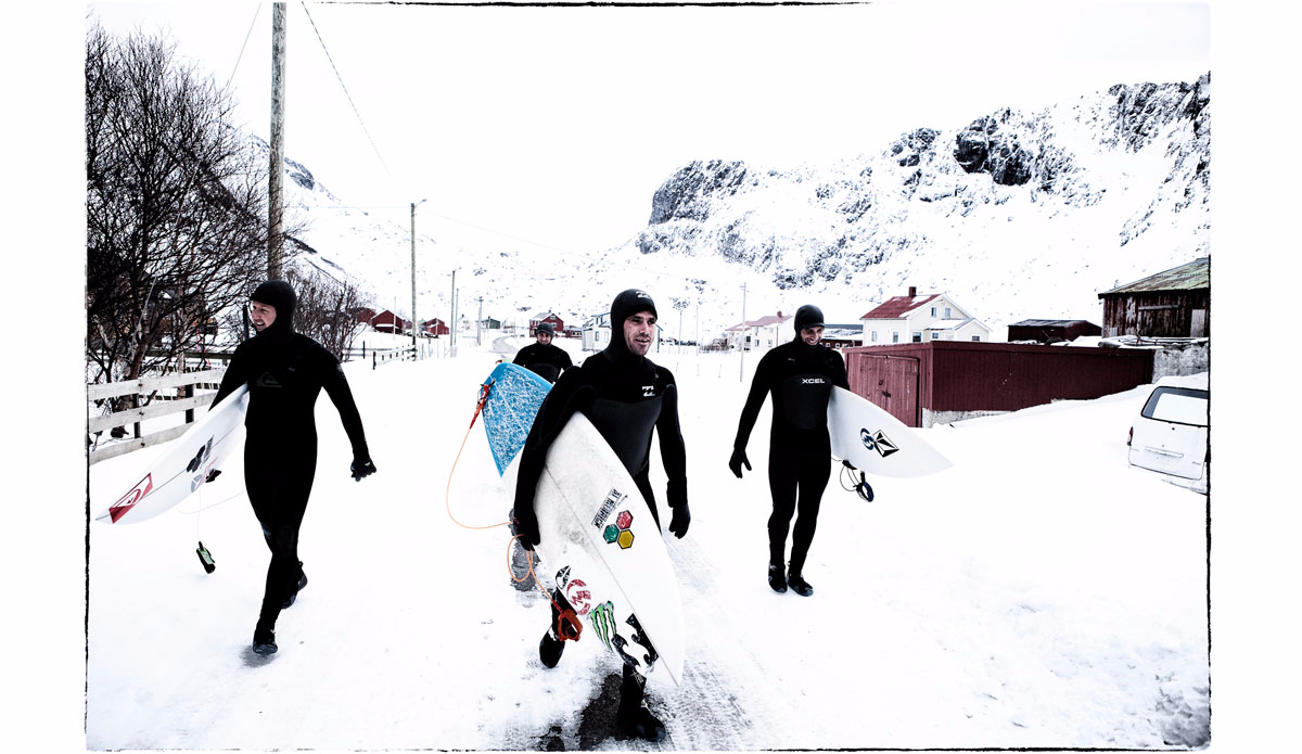 Lofoten Islands for the Nixon Surf Challenge in 2011. Photo: <a href=\"https://instagram.com/alexlaurelphotographie\">Alex Laurel</a>