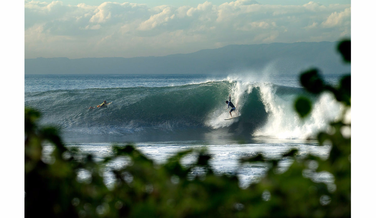 WSL athlete Michel Bourez in Bali. Photo: <a href=\"https://instagram.com/alexlaurelphotographie\">Alex Laurel</a>