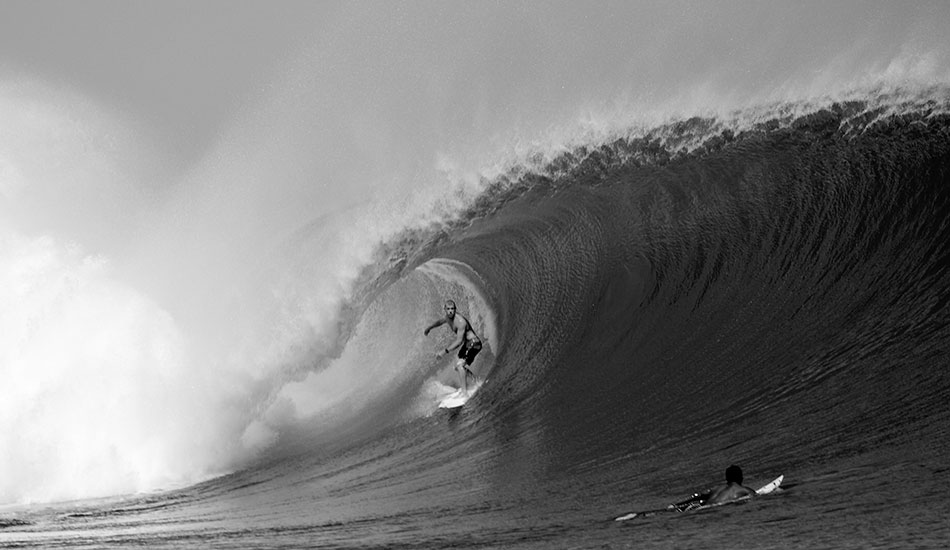 Mick, sheltered. Photo: <a href=\"http://www.alohasurfjournal.com\">Aloha Surf Journal</a>