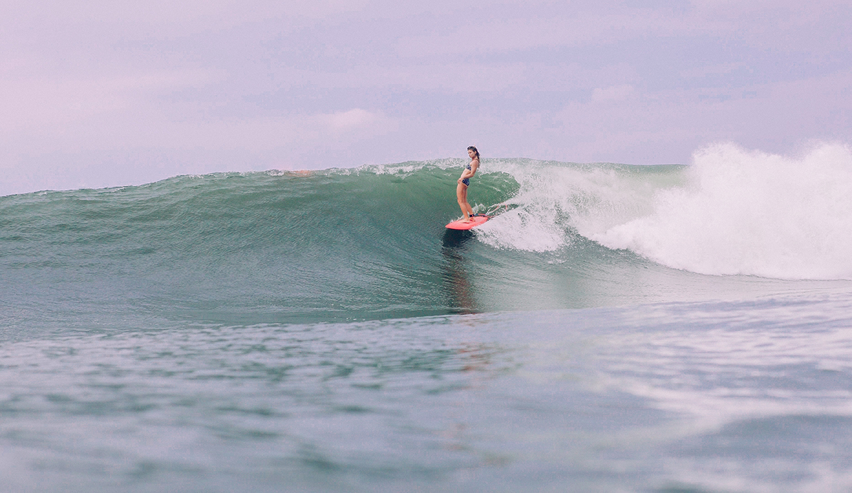 \"Let [surfing] be our time of worship, thanking the sky and the stars and the sun that we’re able to be here and play on earth’s energy,\" said Dawson. Photo: Connor Guest