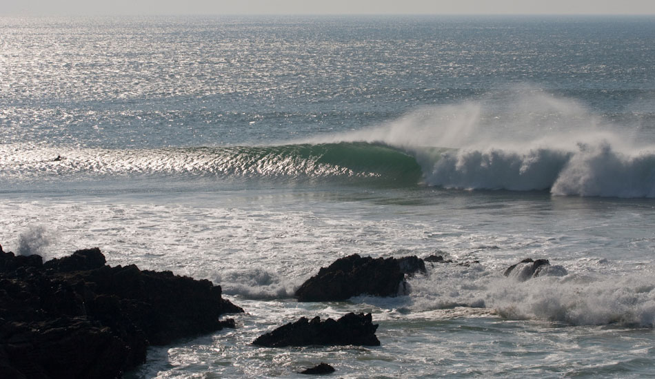 September is magic time in South West England. After a long, often flat summer, the Atlantic finally cranks up the storm machine and with a little luck, something like this arrives on our doorstep. 