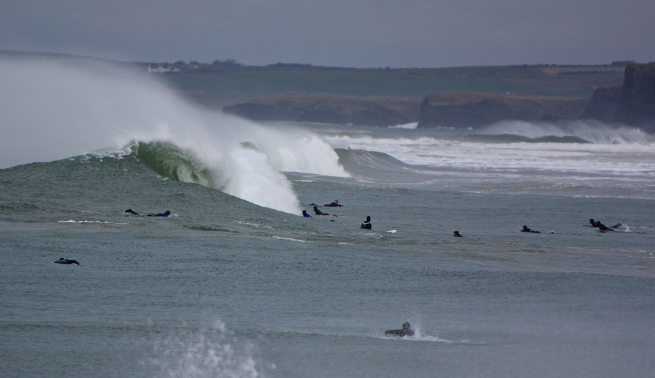 Quite a lot of carnage this day in November this year. Very well defined banks produced some very late take offs with the occasional snapped board or two. Photo: <a href=\"www.andyhillphotography.com\">Andy Hill</a>