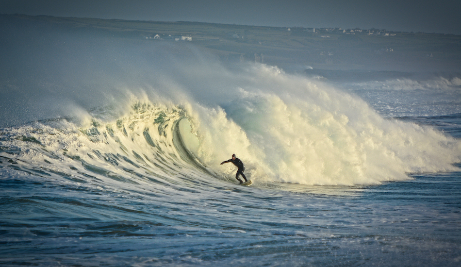 Al Mennie, Christmas Day. East Strand. Photo: <a href=\"www.andyhillphotography.com\">Andy Hill</a>