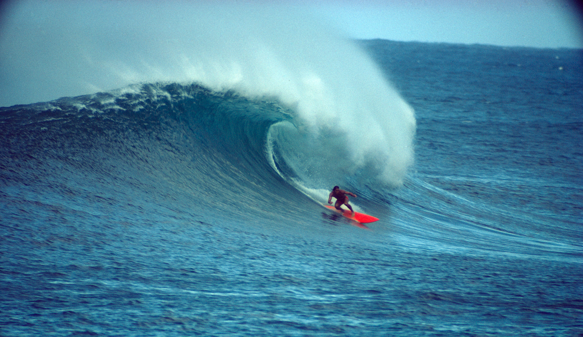 Barry Kannaiaupuni the West peak Sunset Beach Hawaii 1969. Image: <a href=\"http://www.artbrewer.com/\" target=\"_blank\">Brewer</a>