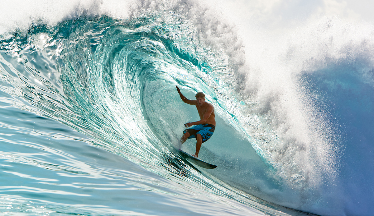 Bruce Irons. Bank Vaults, Mentawai Islands, Indonesia 2009. Image: <a href=\"http://www.artbrewer.com/\" target=\"_blank\">Brewer</a>