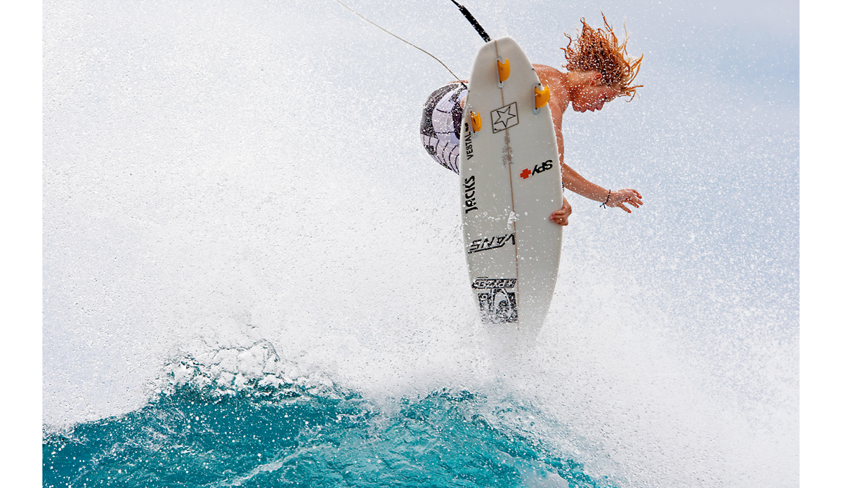 John Florence, Hollow Trees, Mentawai Islands, Indonesia 2009. Image: <a href=\"http://www.artbrewer.com/\" target=\"_blank\">Brewer</a>