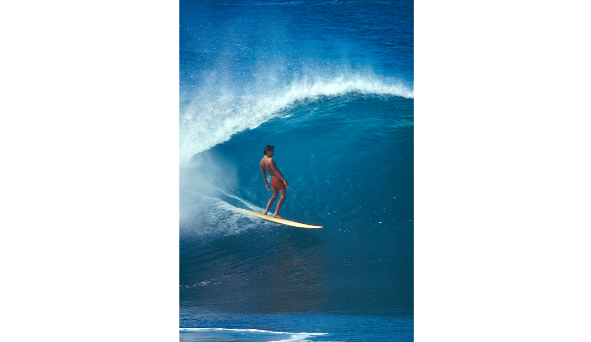 Gerry Lopez Pipeline, North Shore Hawaii, 1973. Image: <a href=\"http://www.artbrewer.com/\" target=\"_blank\">Brewer</a>