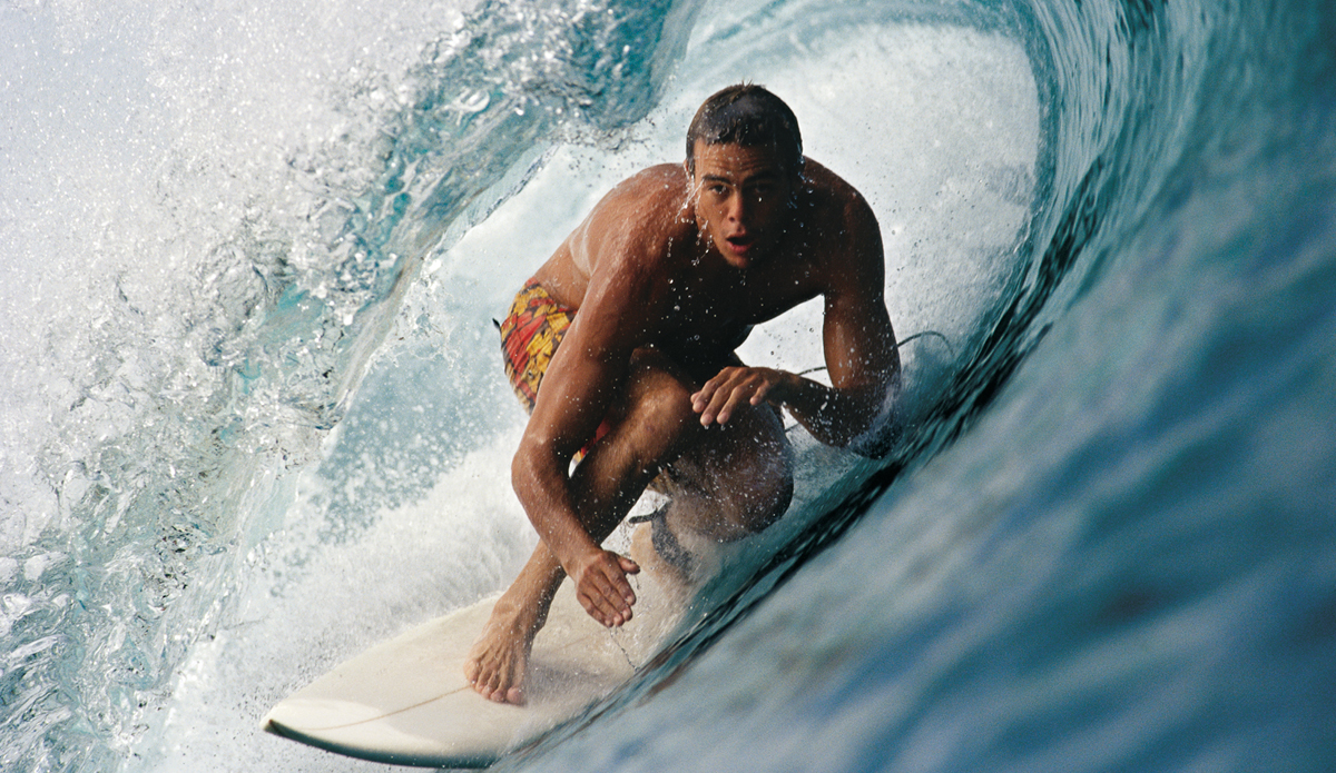 Nathan Fletcher, True Lies, Mentawais, Indonesia in 1998. Image: <a href=\"http://www.artbrewer.com/\" target=\"_blank\">Brewer</a>