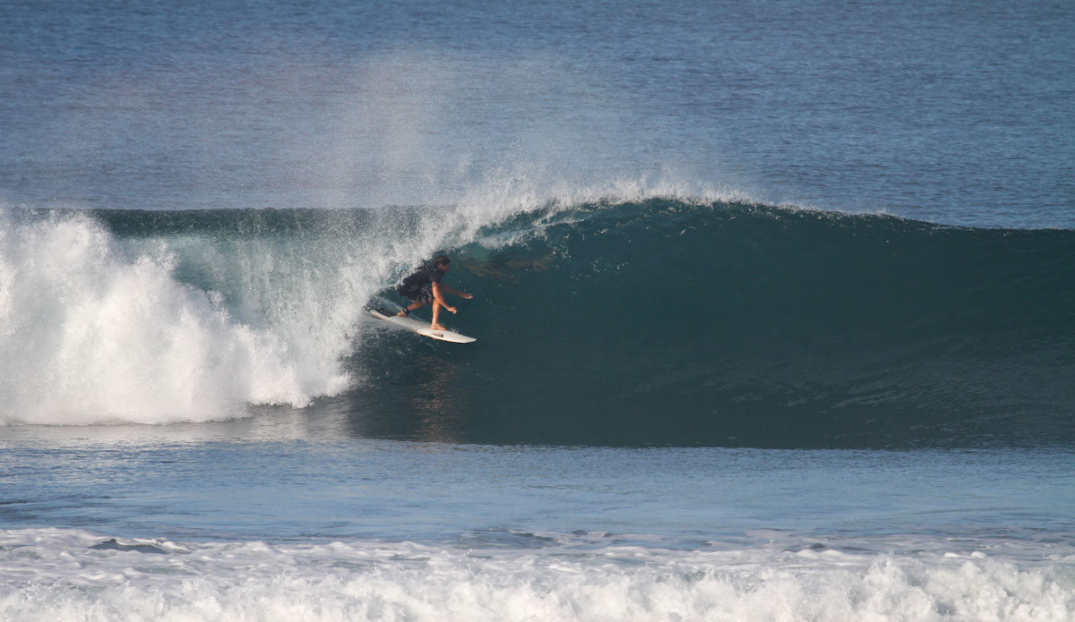 Bob setting his line. Photo: Chris Immler