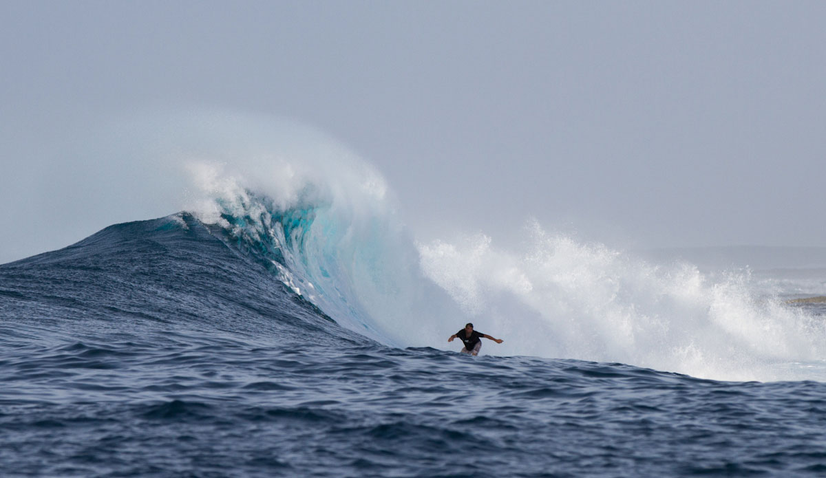 Noel – time to get outta there. Photo: Chris Immler